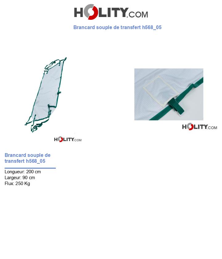 Brancard souple de transfert h568_05