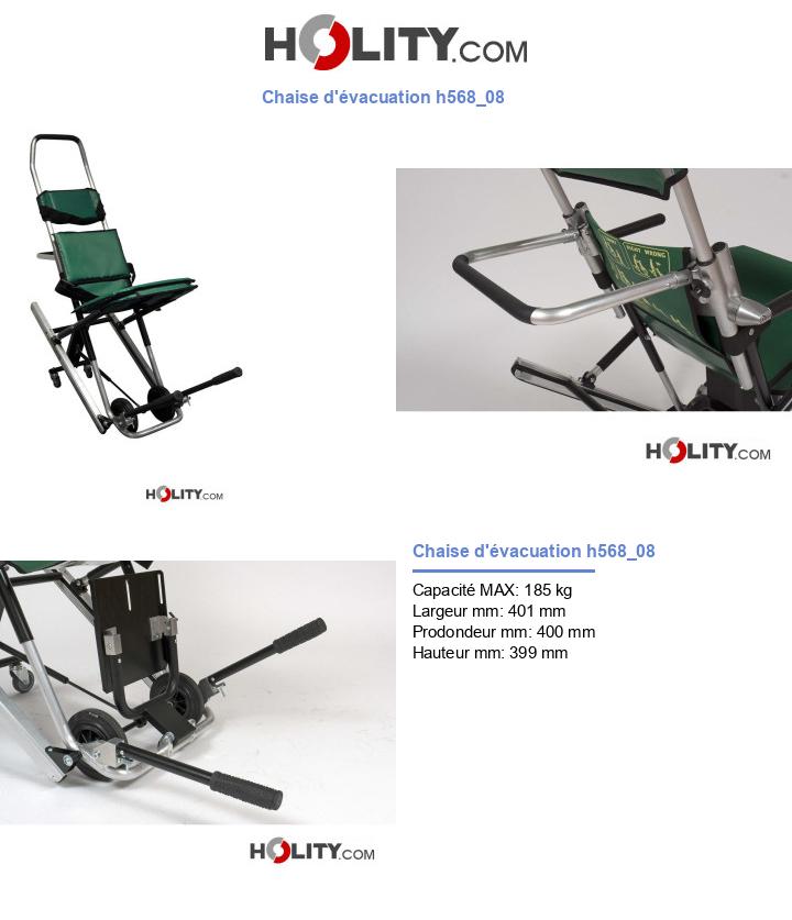 Chaise d'évacuation h568_08