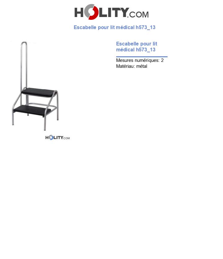 Escabelle pour lit médical h573_13