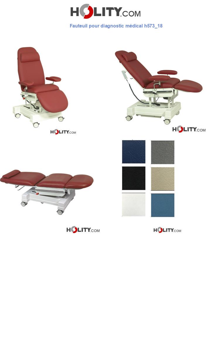 Fauteuil pour diagnostic médical h573_18