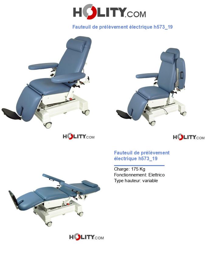 Fauteuil de prélèvement électrique h573_19