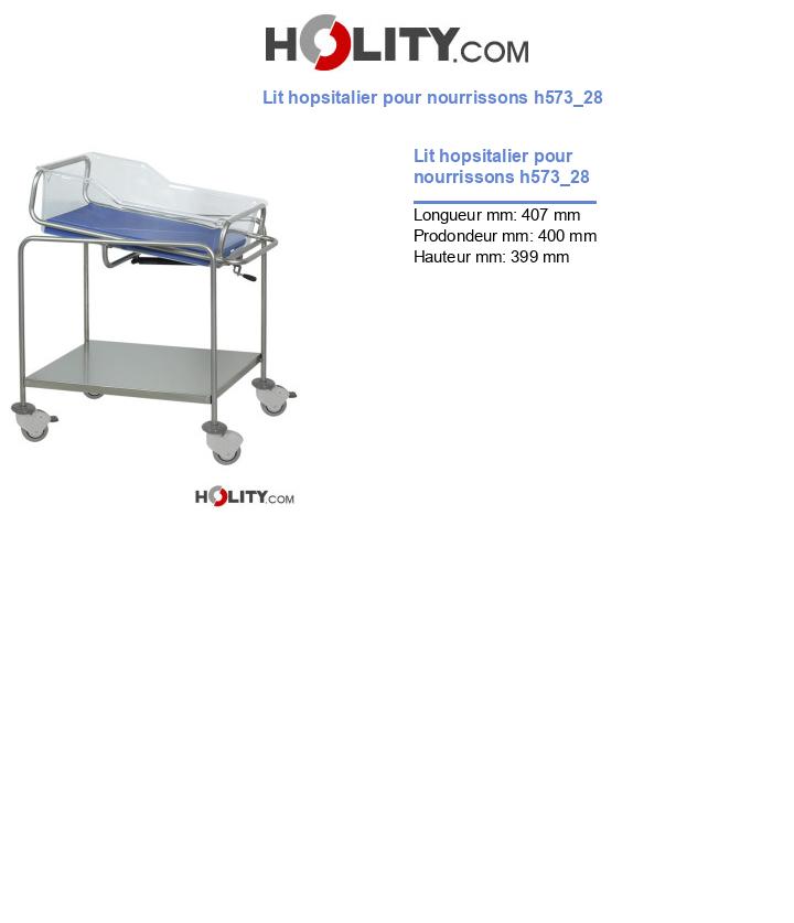 Lit hopsitalier pour nourrissons h573_28