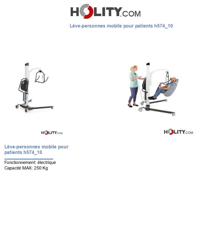 Lève-personnes mobile pour patients h574_10