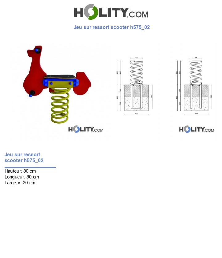 Jeu sur ressort scooter h575_02