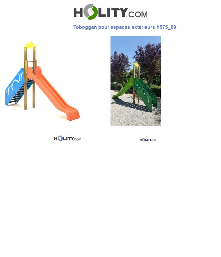 Toboggan pour espaces extérieurs h575_09