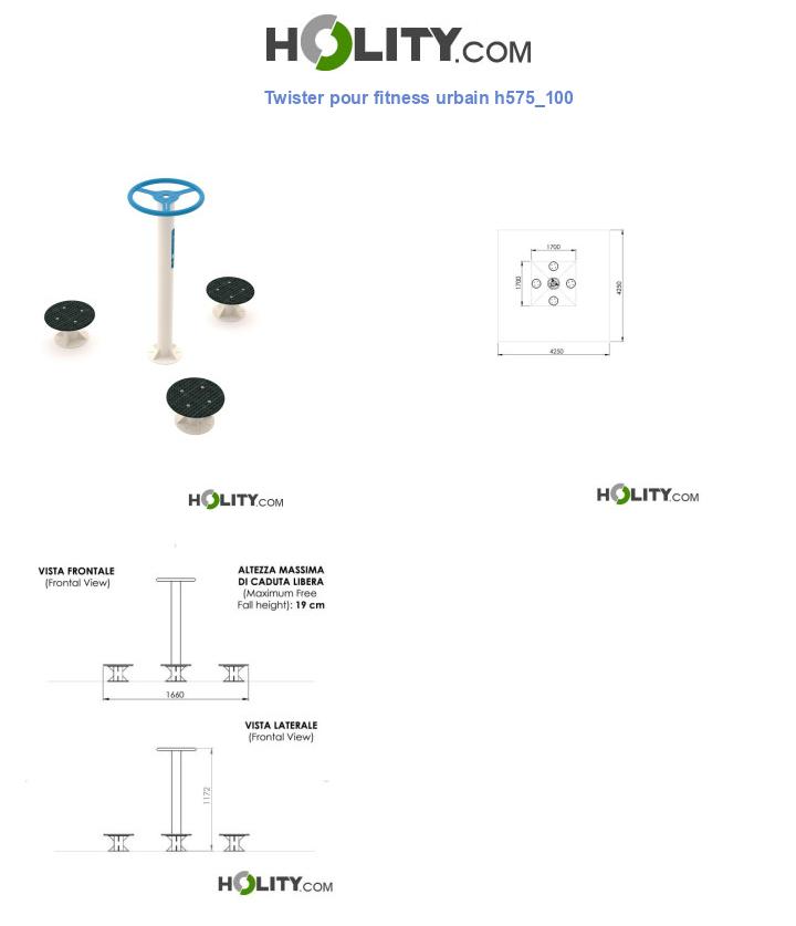 Twister pour fitness urbain h575_100