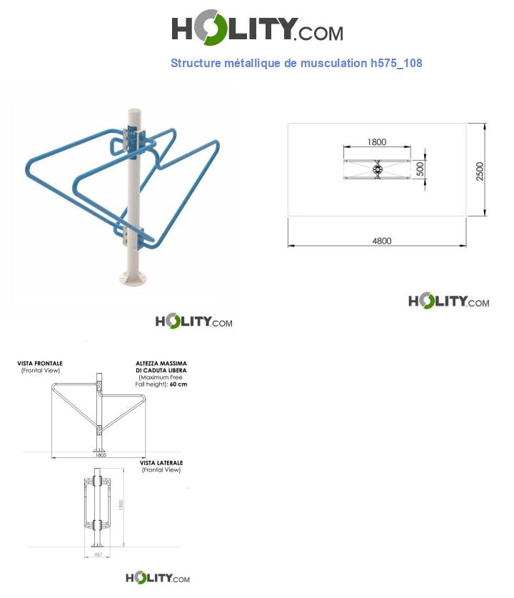 Structure métallique de musculation h575_108