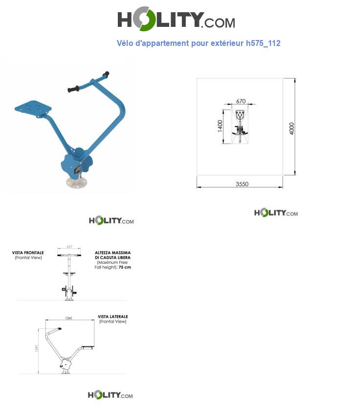 Vélo d'appartement pour extérieur h575_112