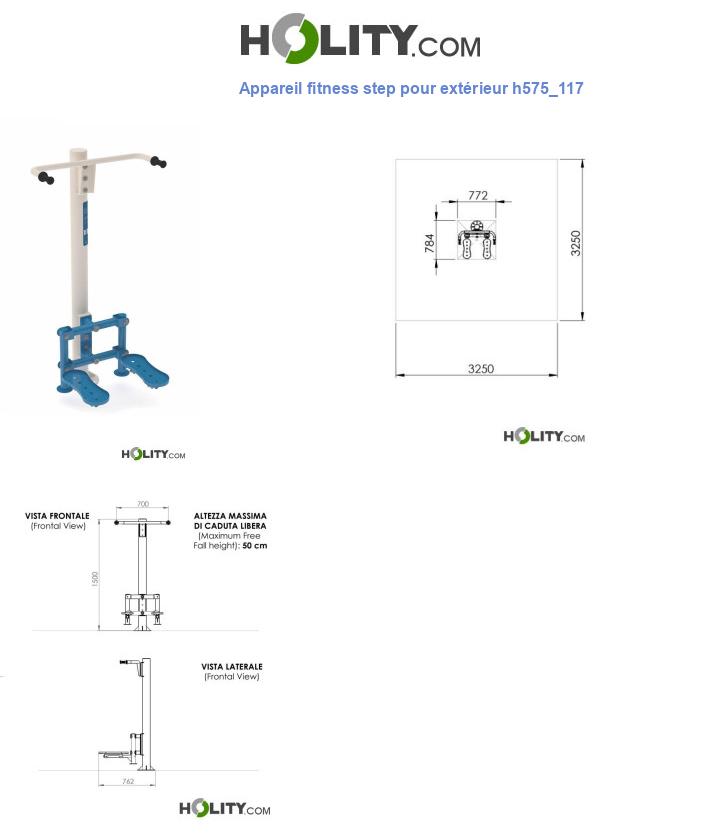 Appareil fitness step pour extérieur h575_117