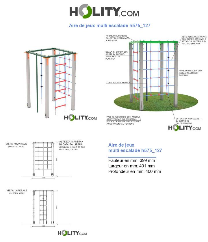 Aire de jeux multi escalade h575_127