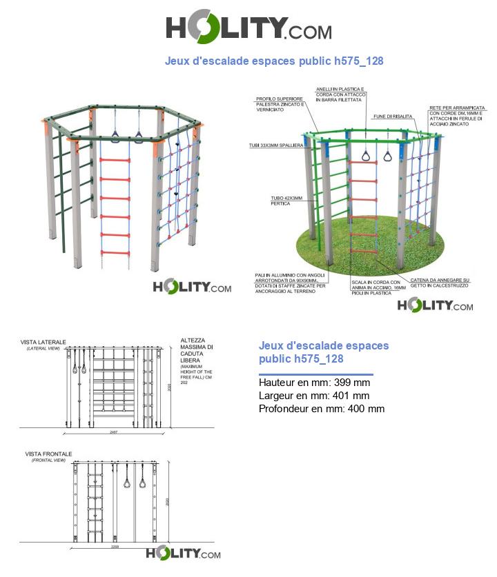 Jeux d'escalade espaces public h575_128