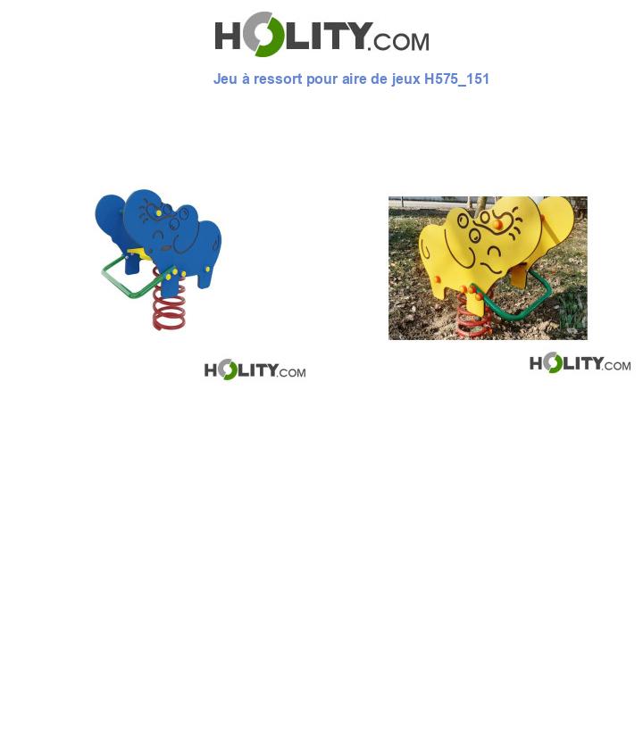 Jeu à ressort pour aire de jeux H575_151