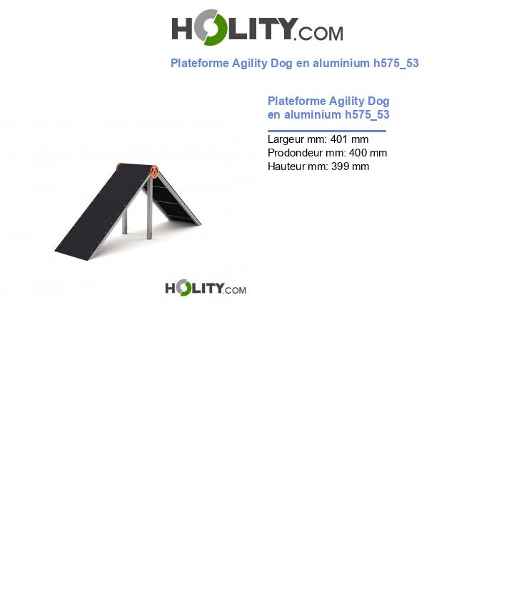Plateforme Agility Dog en aluminium h575_53