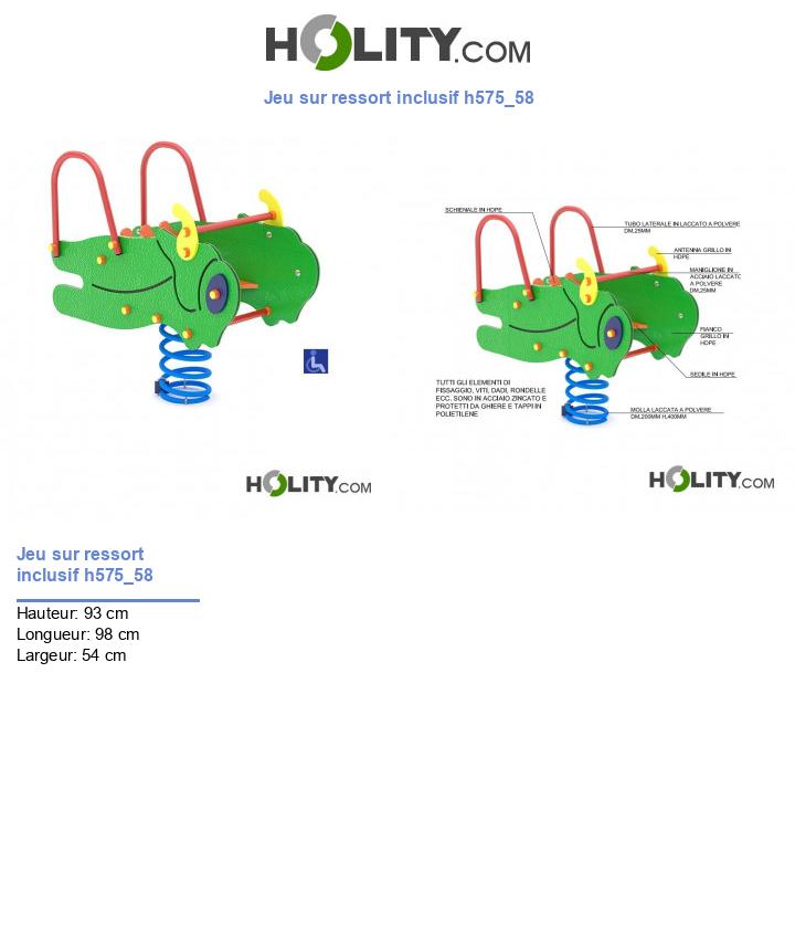 Jeu sur ressort inclusif h575_58