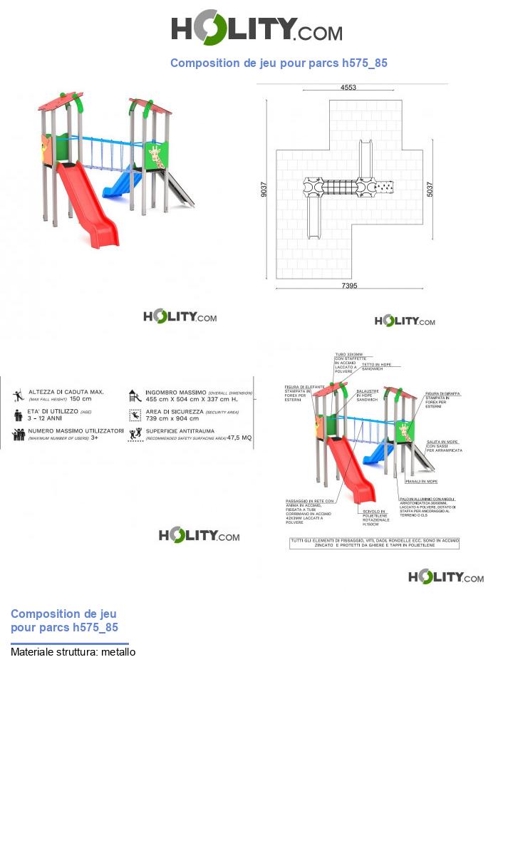 Composition de jeu pour parcs h575_85