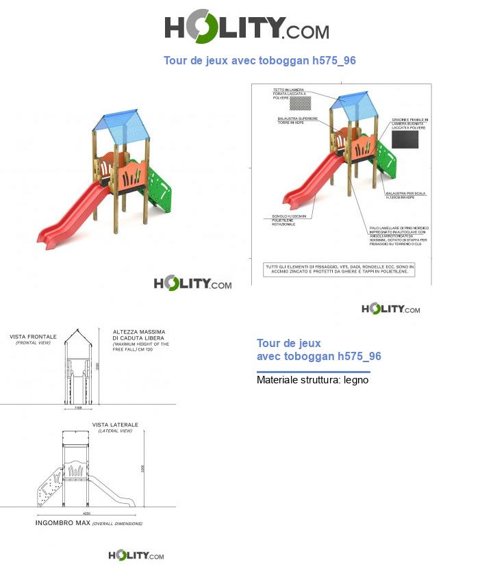 Tour de jeux avec toboggan h575_96