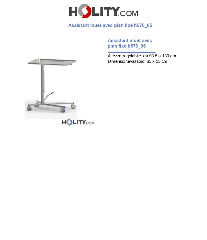 Assistant muet avec plan fixe h576_05