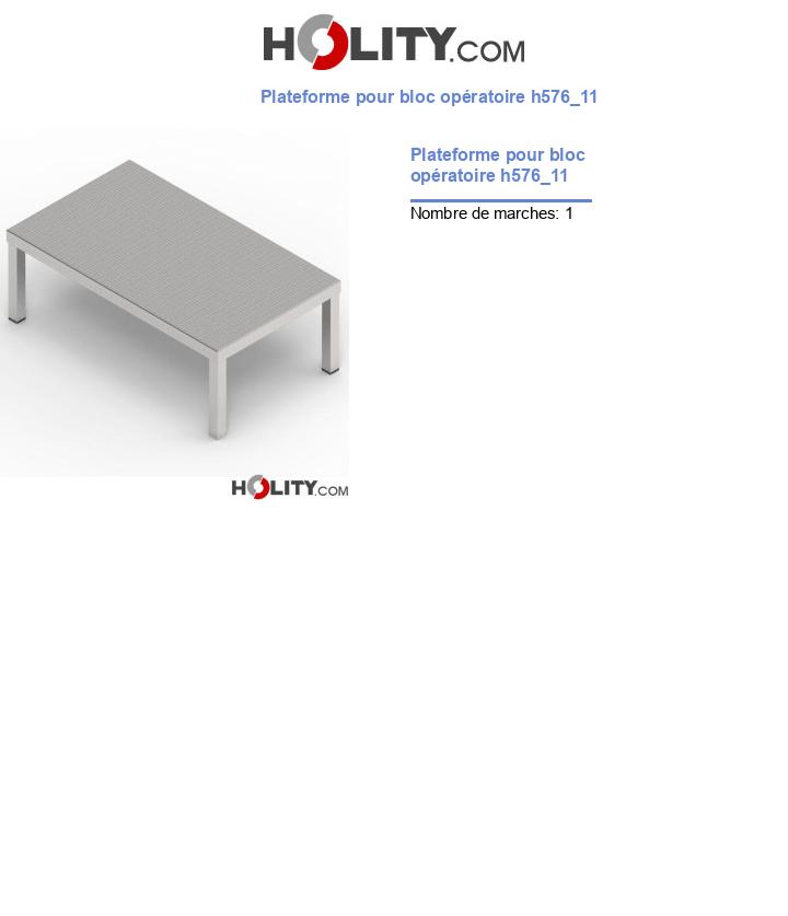 Plateforme pour bloc opératoire h576_11