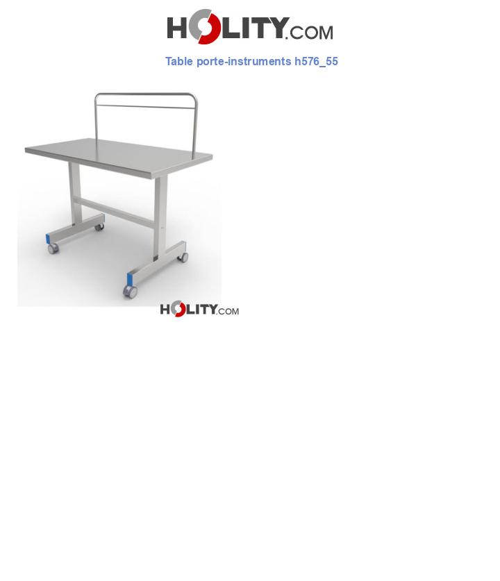 Table porte-instruments h576_55