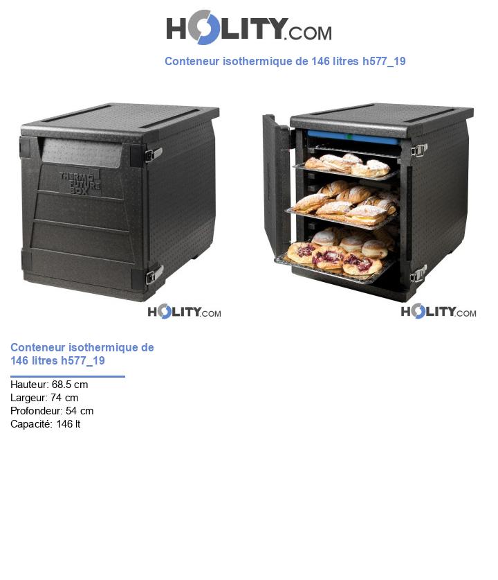 Conteneur isothermique de 146 litres h577_19