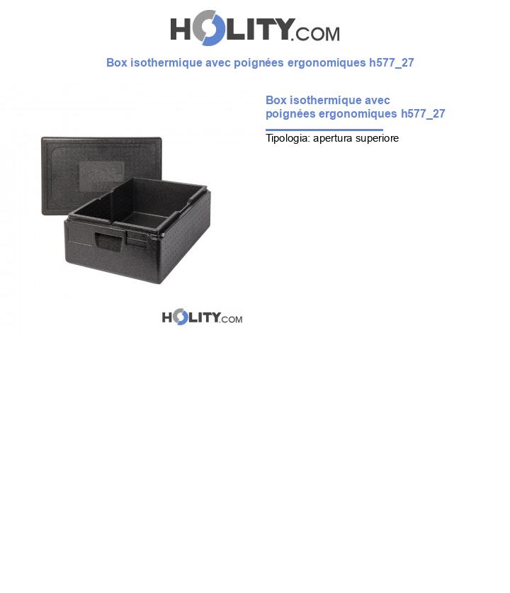 Box isothermique avec poignées ergonomiques h577_27