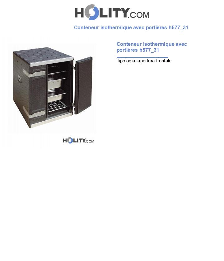 Conteneur isothermique avec portières h577_31