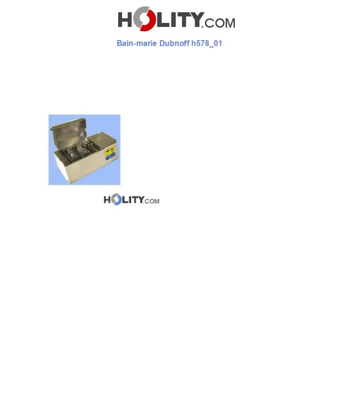 Bain-marie Dubnoff h578_01