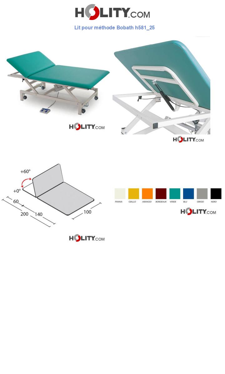 Lit pour méthode Bobath h581_25