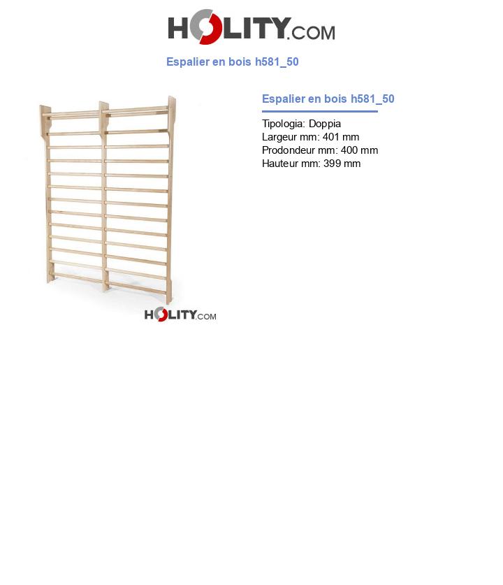 Espalier en bois h581_50