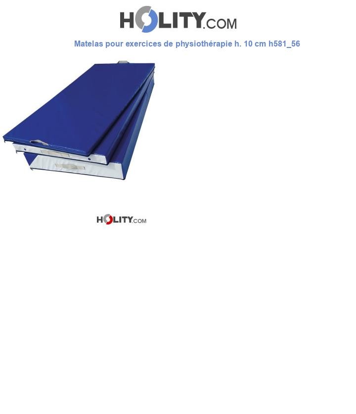 Matelas pour exercices de physiothérapie h. 10 cm h581_56