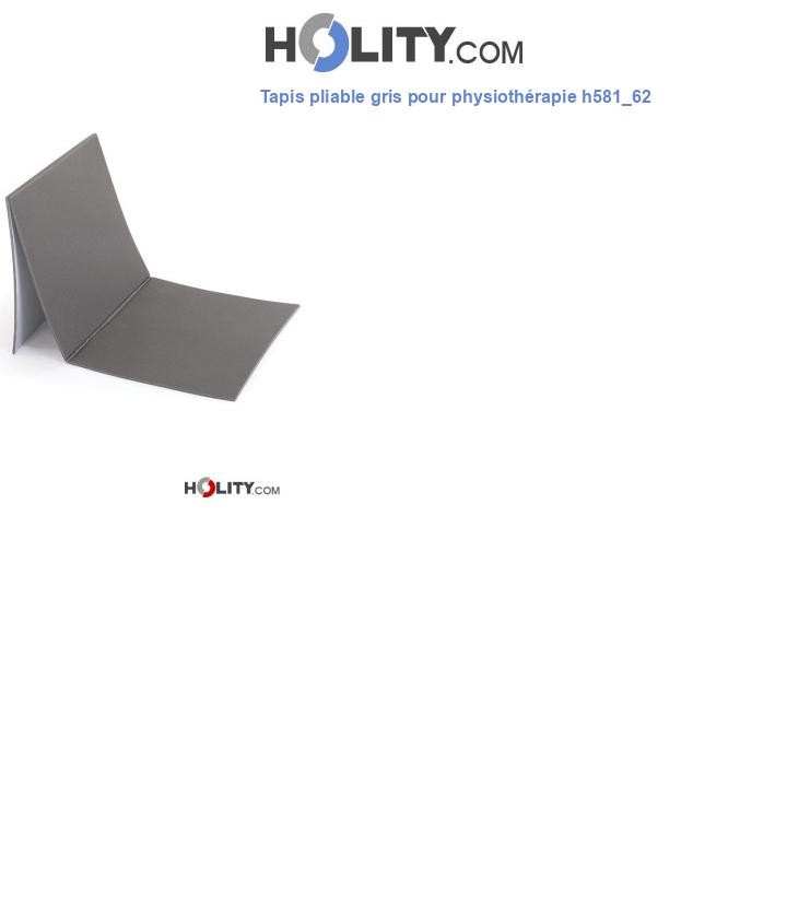 Tapis pliable gris pour physiothérapie h581_62