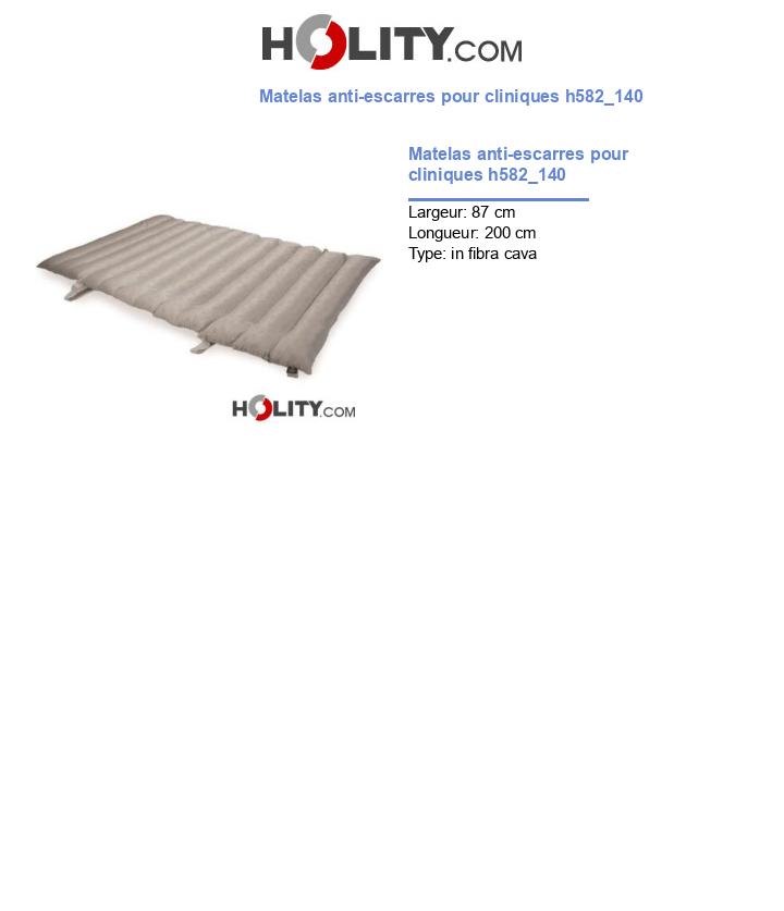 Matelas anti-escarres pour cliniques h582_140