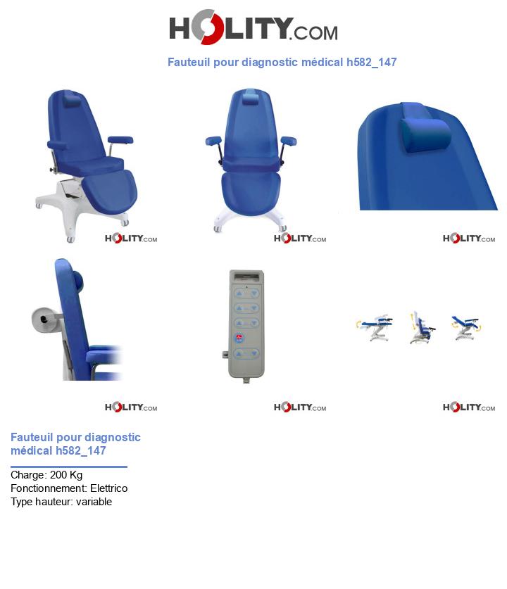 Fauteuil pour diagnostic médical h582_147