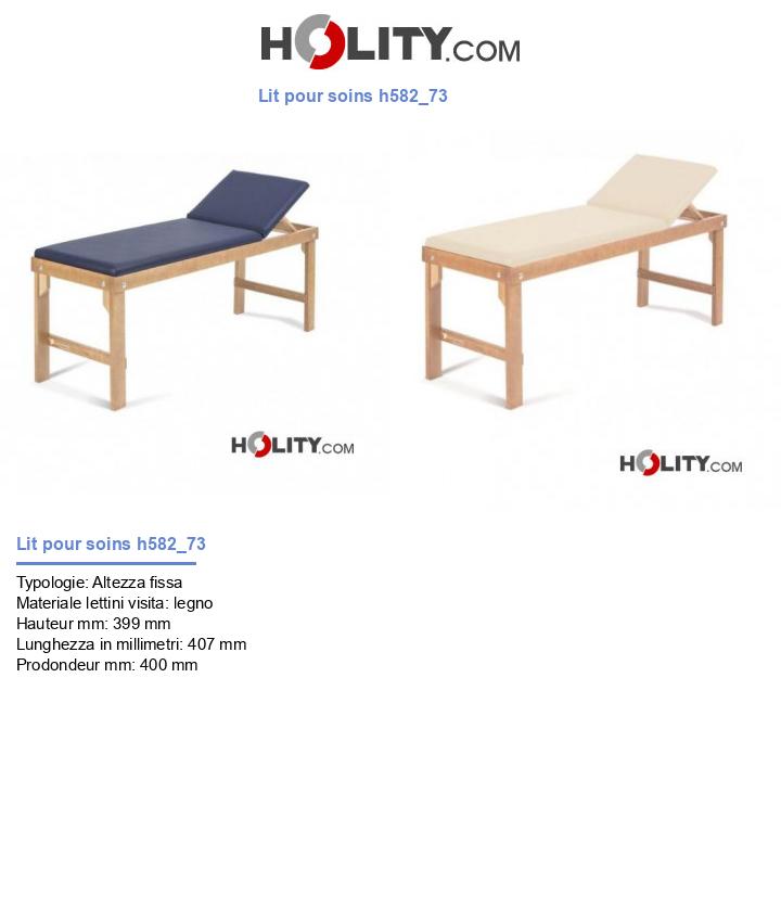 Lit pour soins h582_73