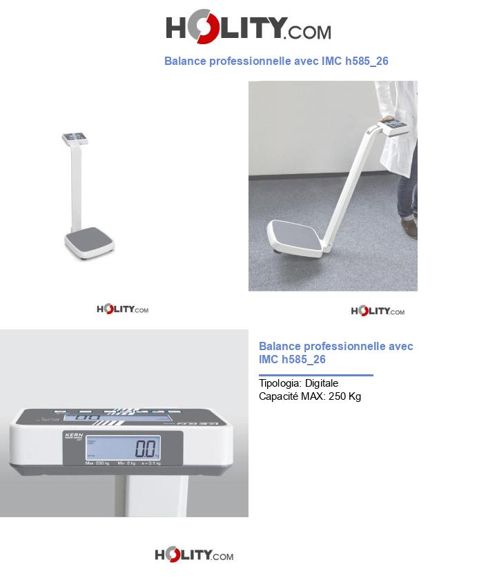 Balance professionnelle avec IMC h585_26