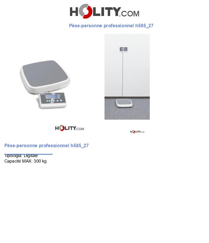 Pèse-personne professionnel h585_27