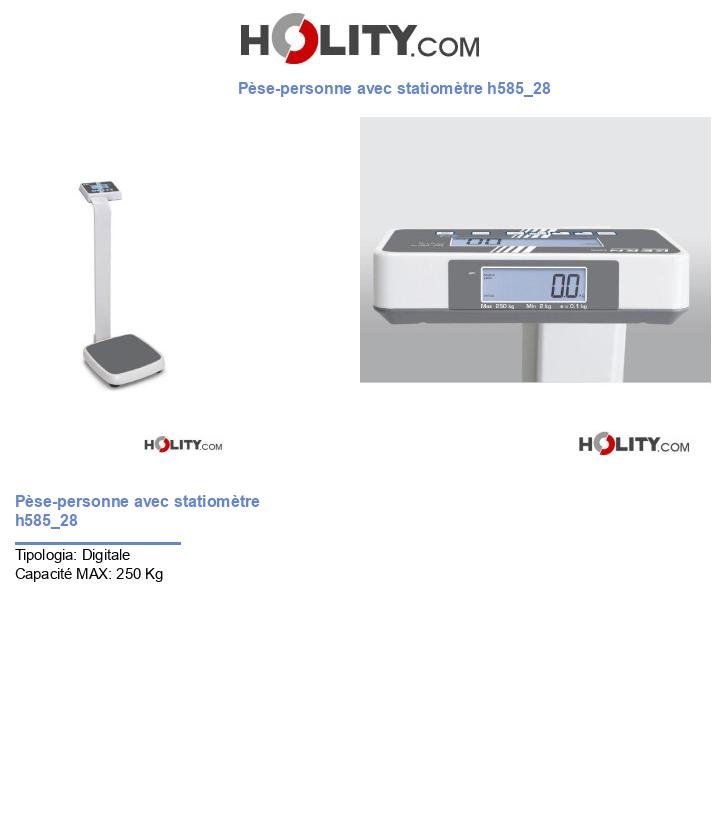 Pèse-personne avec statiomètre h585_28