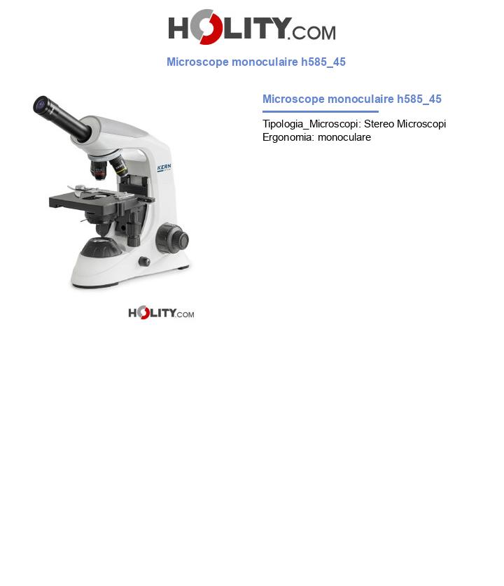 Microscope monoculaire h585_45