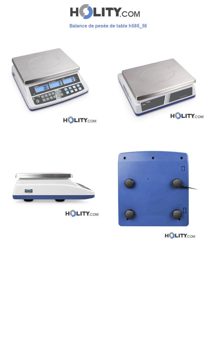 Balance de pesée de table h585_55