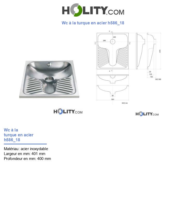 Wc à la turque en acier h586_18