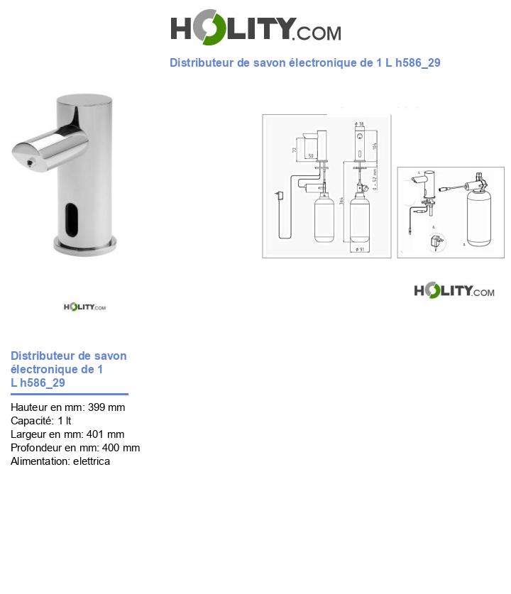 Distributeur de savon électronique de 1 L h586_29