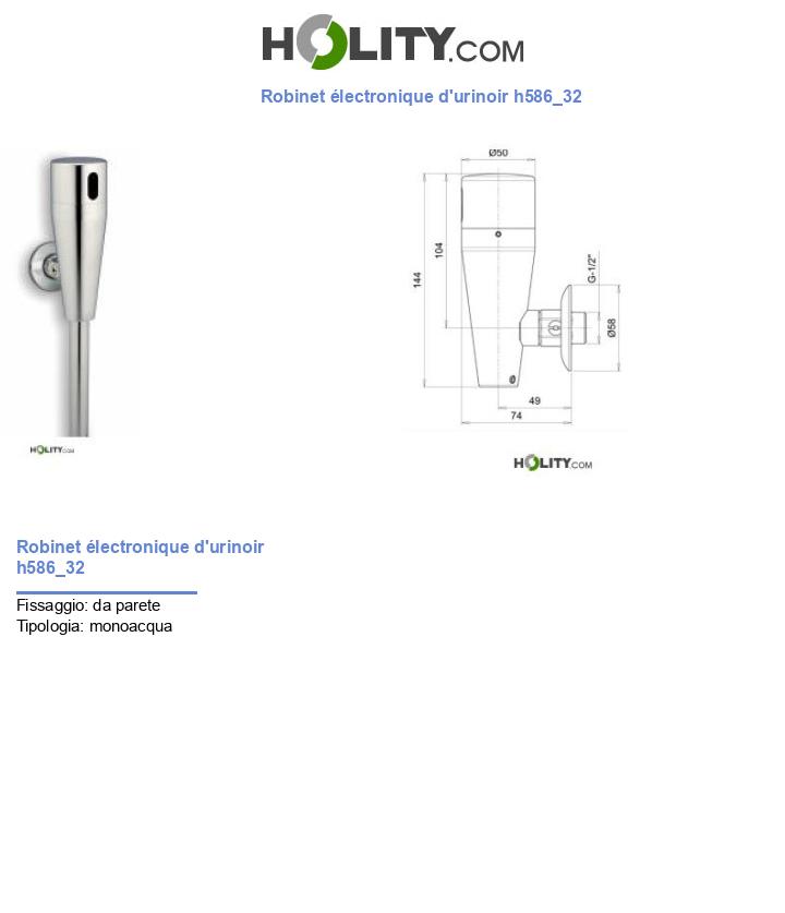 Robinet électronique d'urinoir h586_32