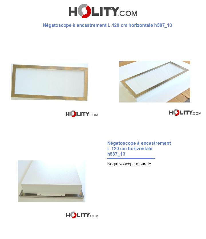 Négatoscope à encastrement L.120 cm horizontale h587_13