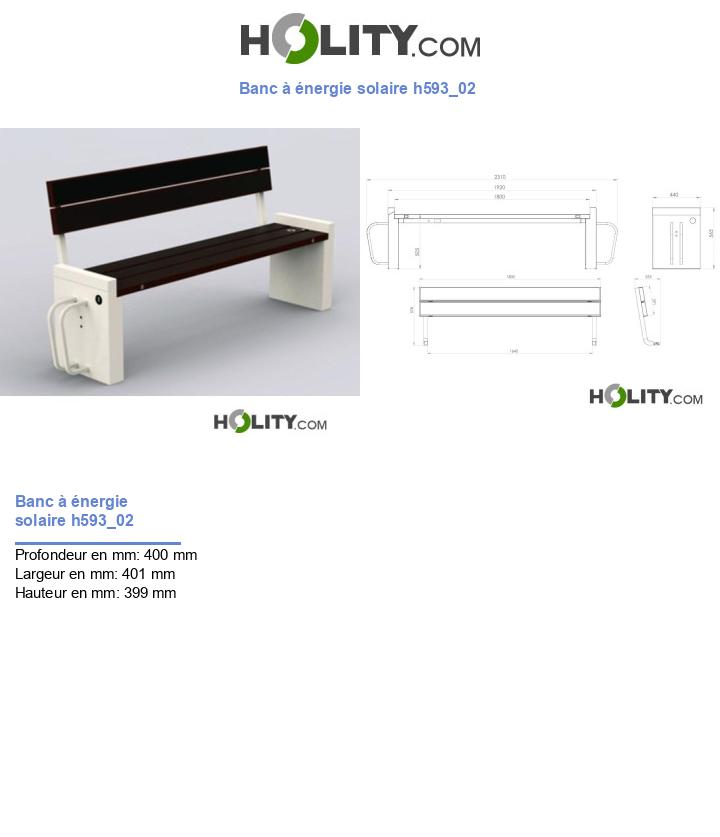 Banc à énergie solaire h593_02