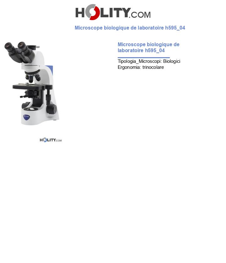 Microscope biologique de laboratoire h595_04