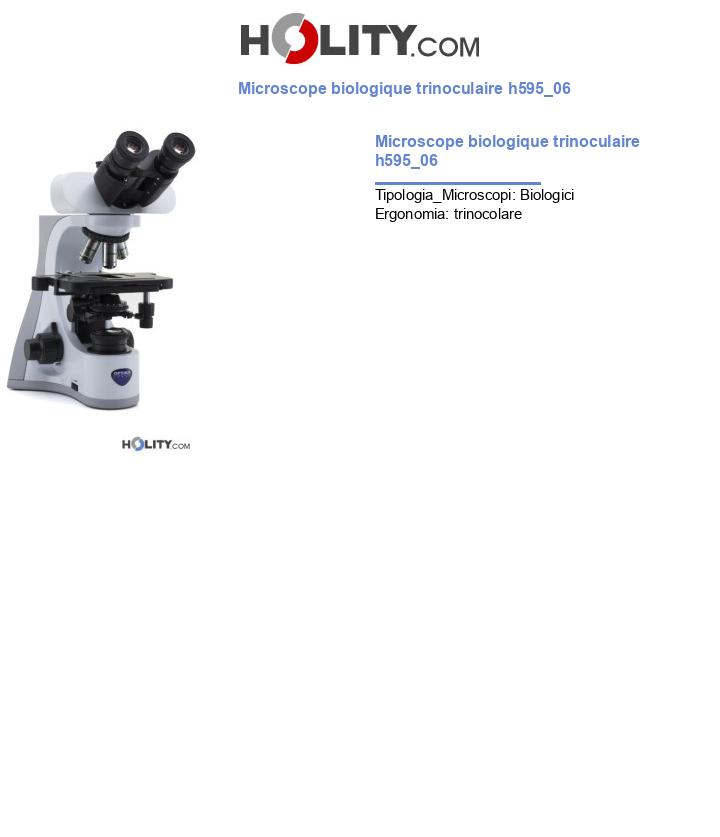 Microscope biologique trinoculaire h595_06