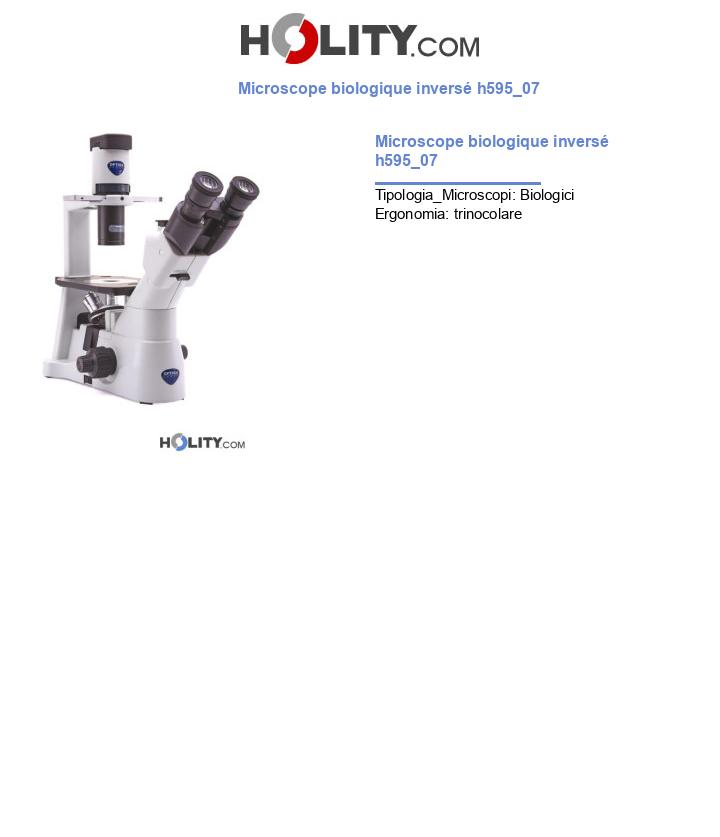 Microscope biologique inversé h595_07