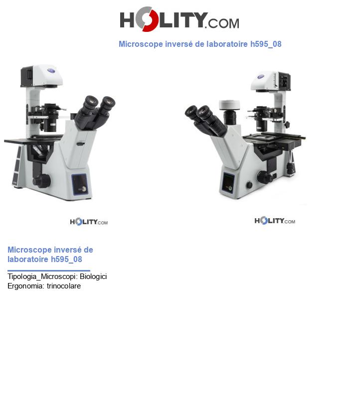 Microscope inversé de laboratoire h595_08