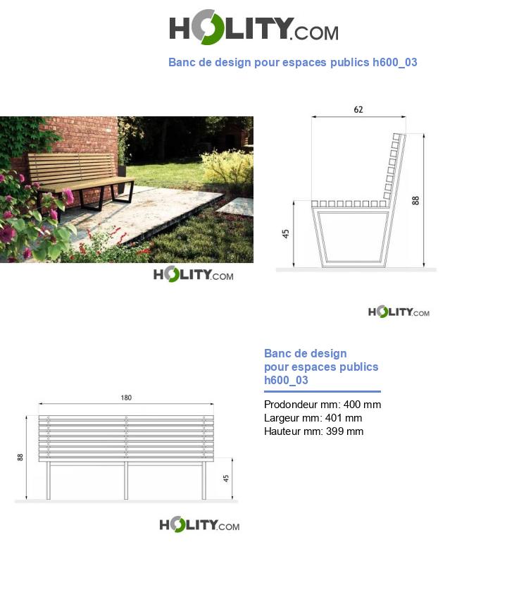 Banc de design pour espaces publics h600_03