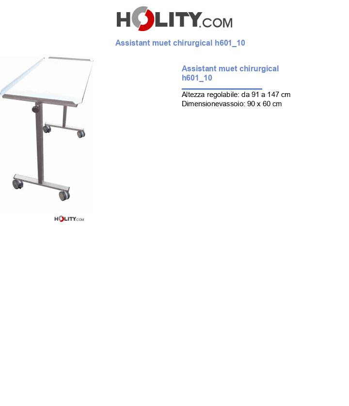 Assistant muet chirurgical h601_10